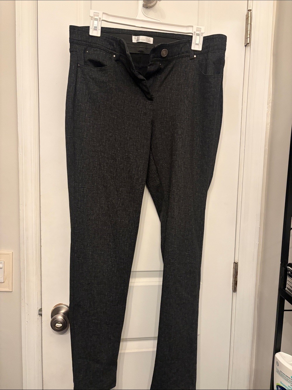 Classic charcoal Women's skinny office pant